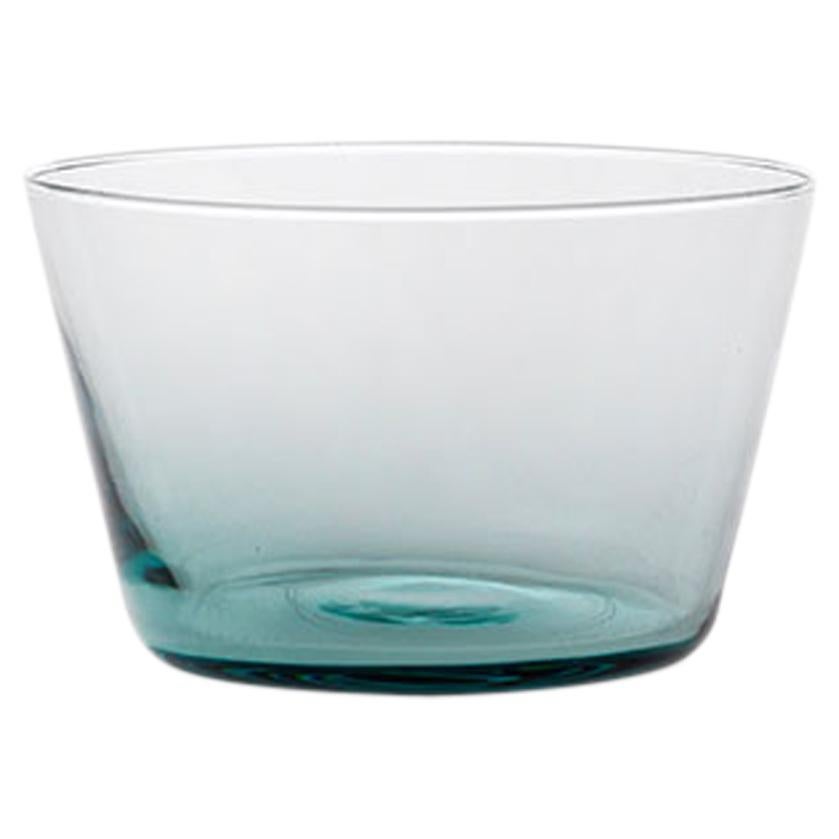 Coppetta, 2 Little Bowls Handcrafted Muranese Glass, Acquamarine Pure MUN by VG For Sale