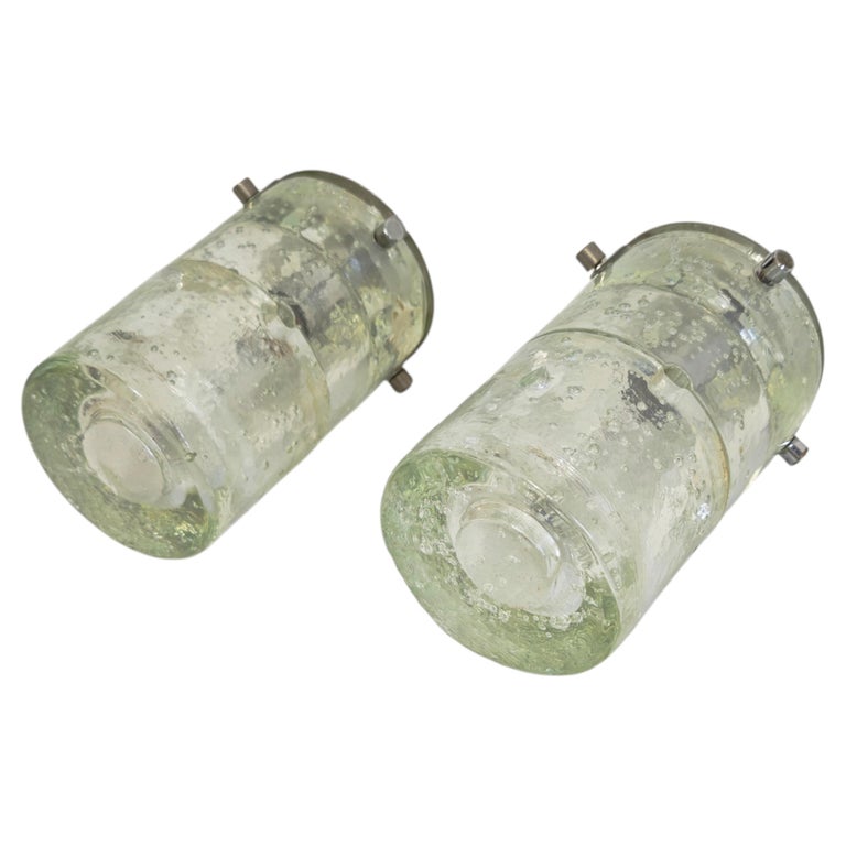 Pairs of Murano wall/table lamps by Attr Albano Poli, 1960s–1970s