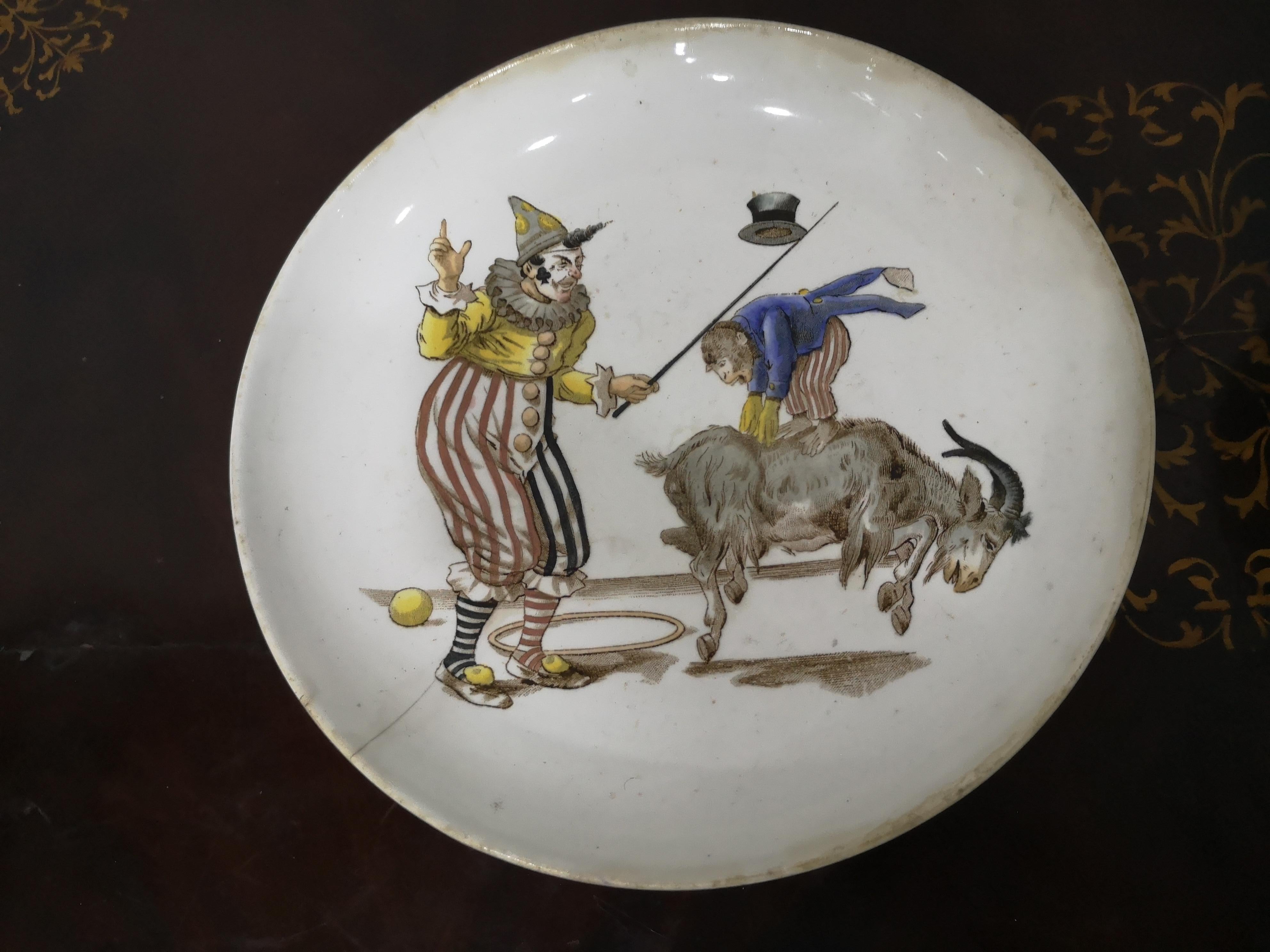Late 19th Century Coppia Alzate Società Ceramiche Richard in Terraglia Serie 