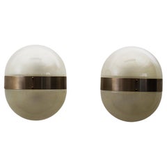 Clio applque pair, Sergio Mazza for Artemide 1960