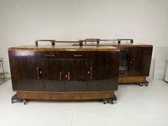 Pair of buffets Gaetano Borsani Atelier Varedo Deco 1930s'