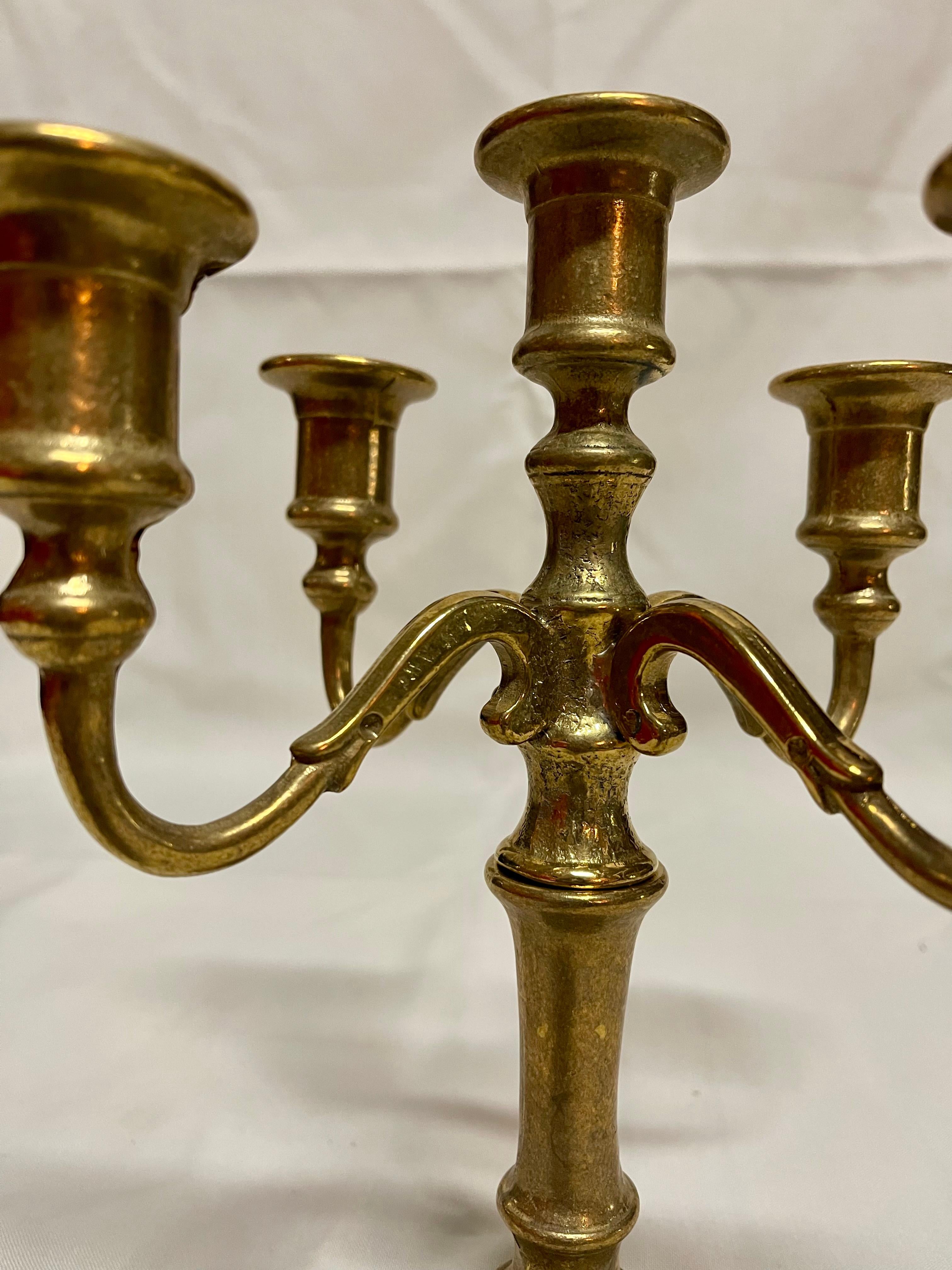 candelabri ottone '800