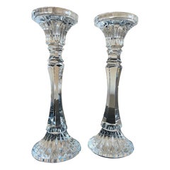 Coppia Candelabri in cristallo stile Impero