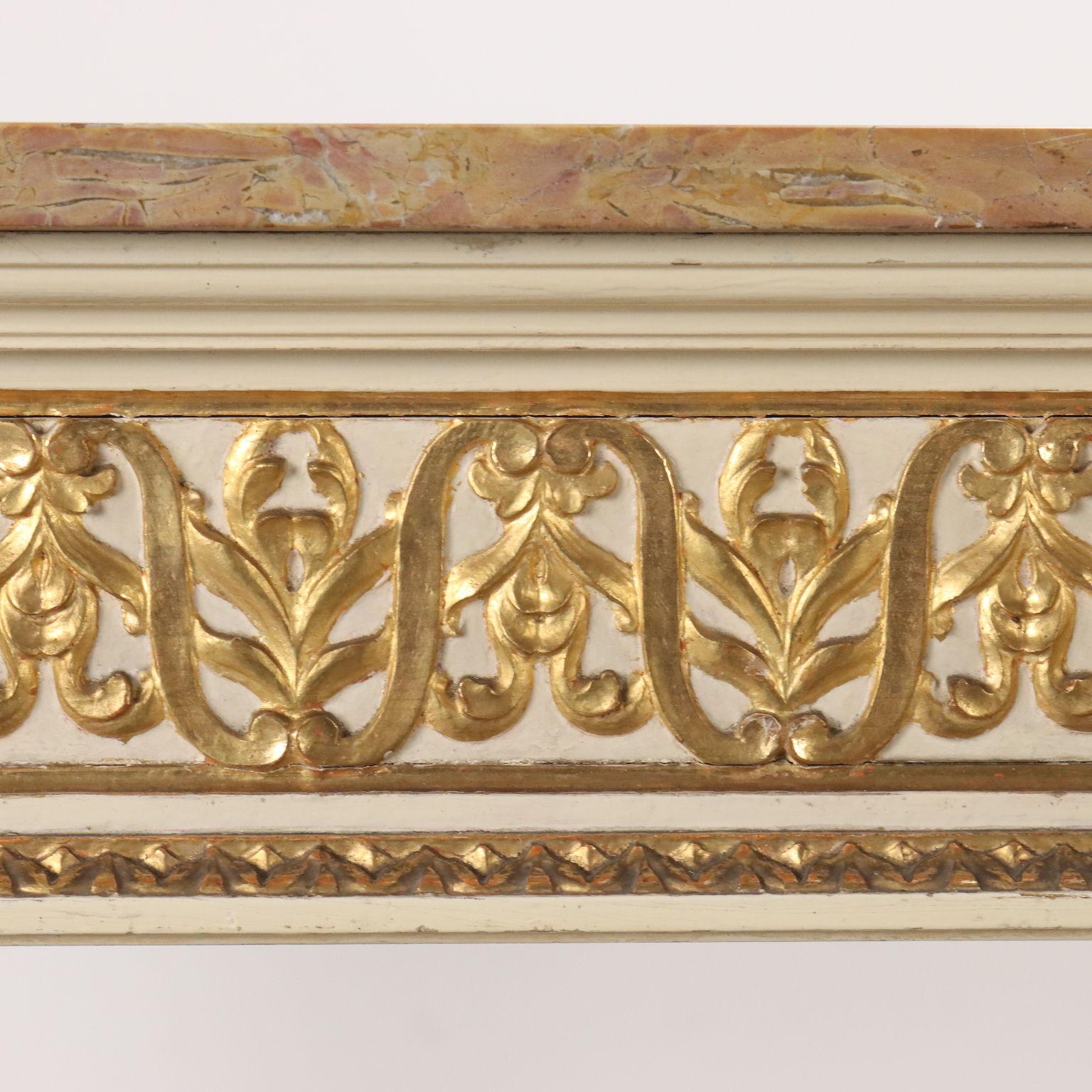 Italian Coppia Consolle in Stile Neoclassico Italia Ultimo Quarto XIX Secolo