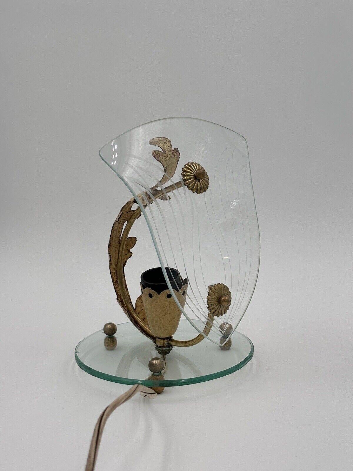 Paar Abat Jour Pietro Chiesa Stil Fontana Arte 1950's Mid-Century im Zustand „Gut“ im Angebot in Taranto, IT