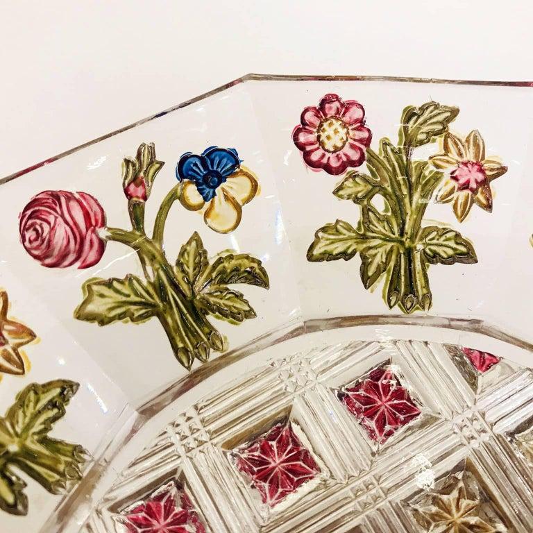 Coppia di Alzate Per Dolci Austriache con Putti Dorati e Cristallo 1870 en vente 3