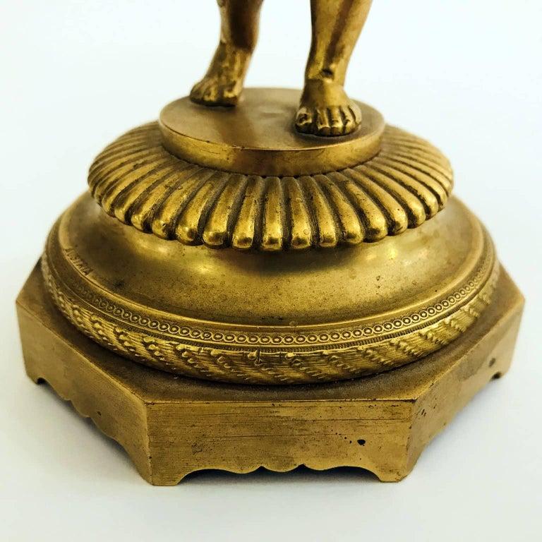 Coppia di Alzate Per Dolci Austriache con Putti Dorati e Cristallo 1870 en vente 7