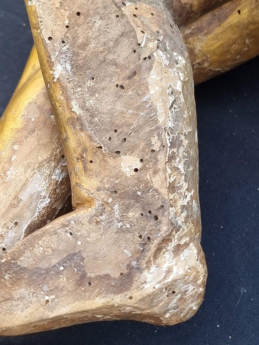 Coppia di angeli lignei dorati, Italia settentrionale (probabile area veneta), f en Bastante bueno estado para la venta en Vicenza, IT