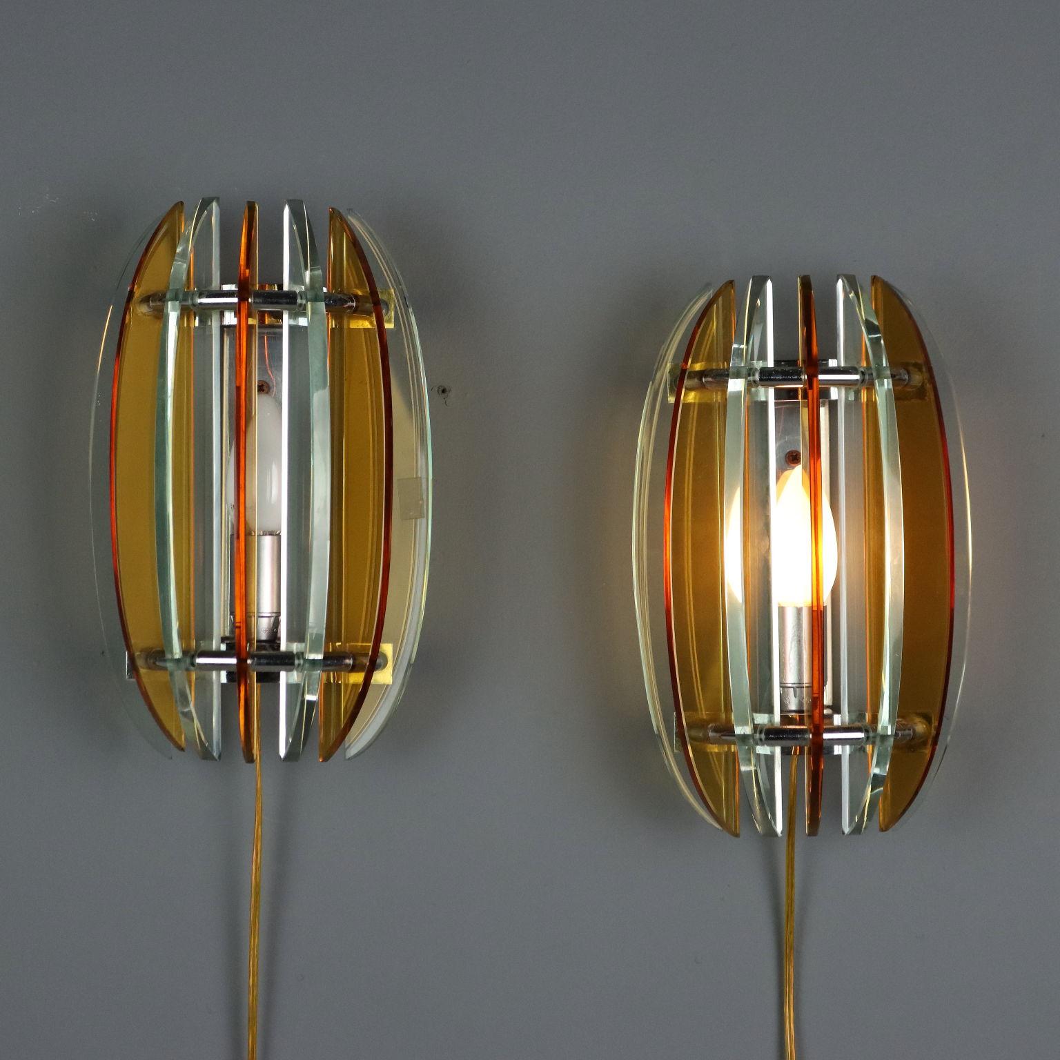 Italian Coppia di Applique Anni '60 in vendita