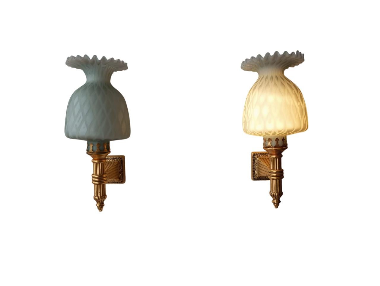 Coppia di applique anni ’70 in vendita 10