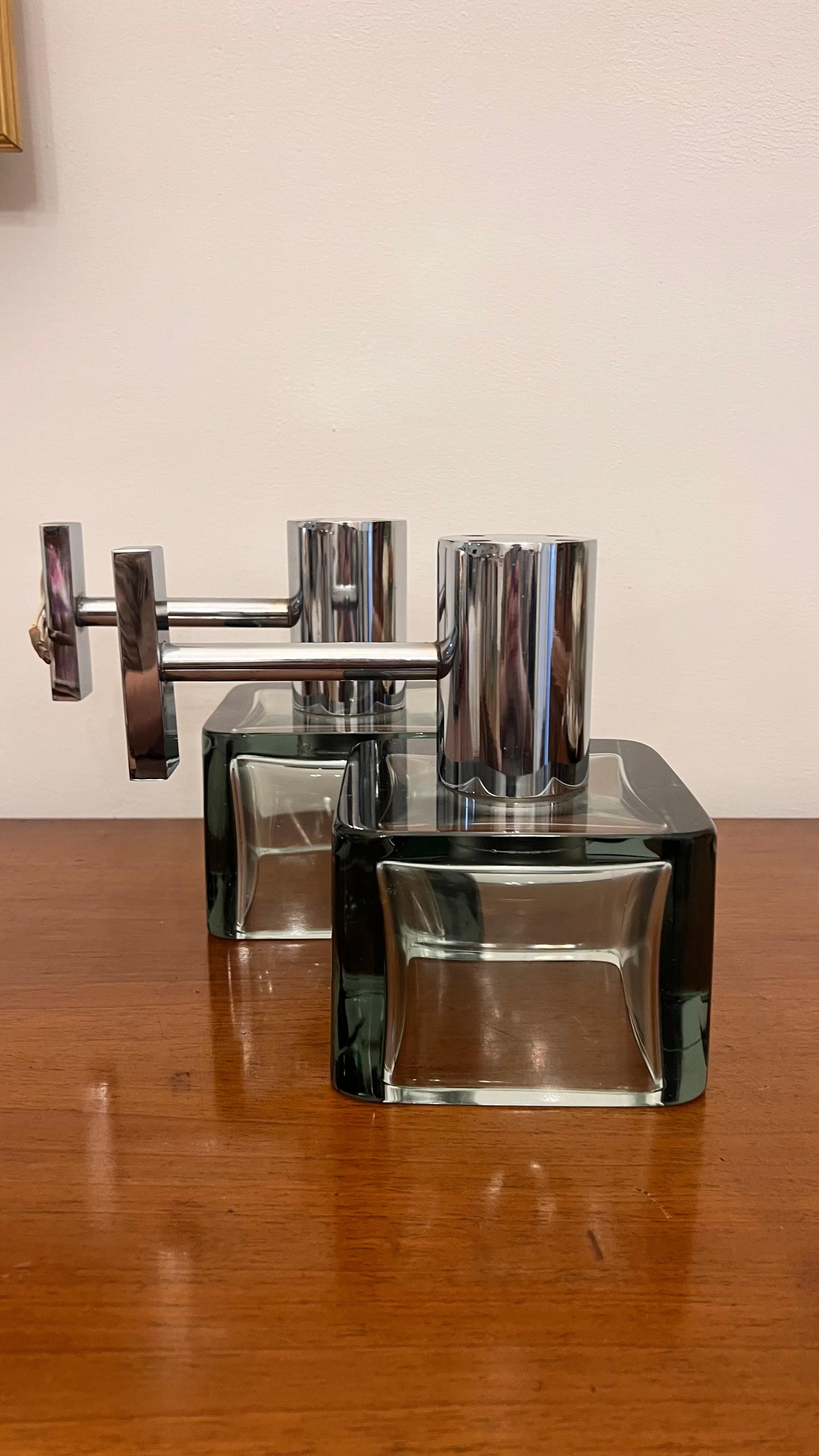 Ottone Coppia di applique Flavio Poli per Seguso Italia in vendita
