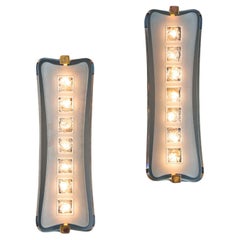 Pair of wall sconces '1568' Max Ingrand for FontanaArte