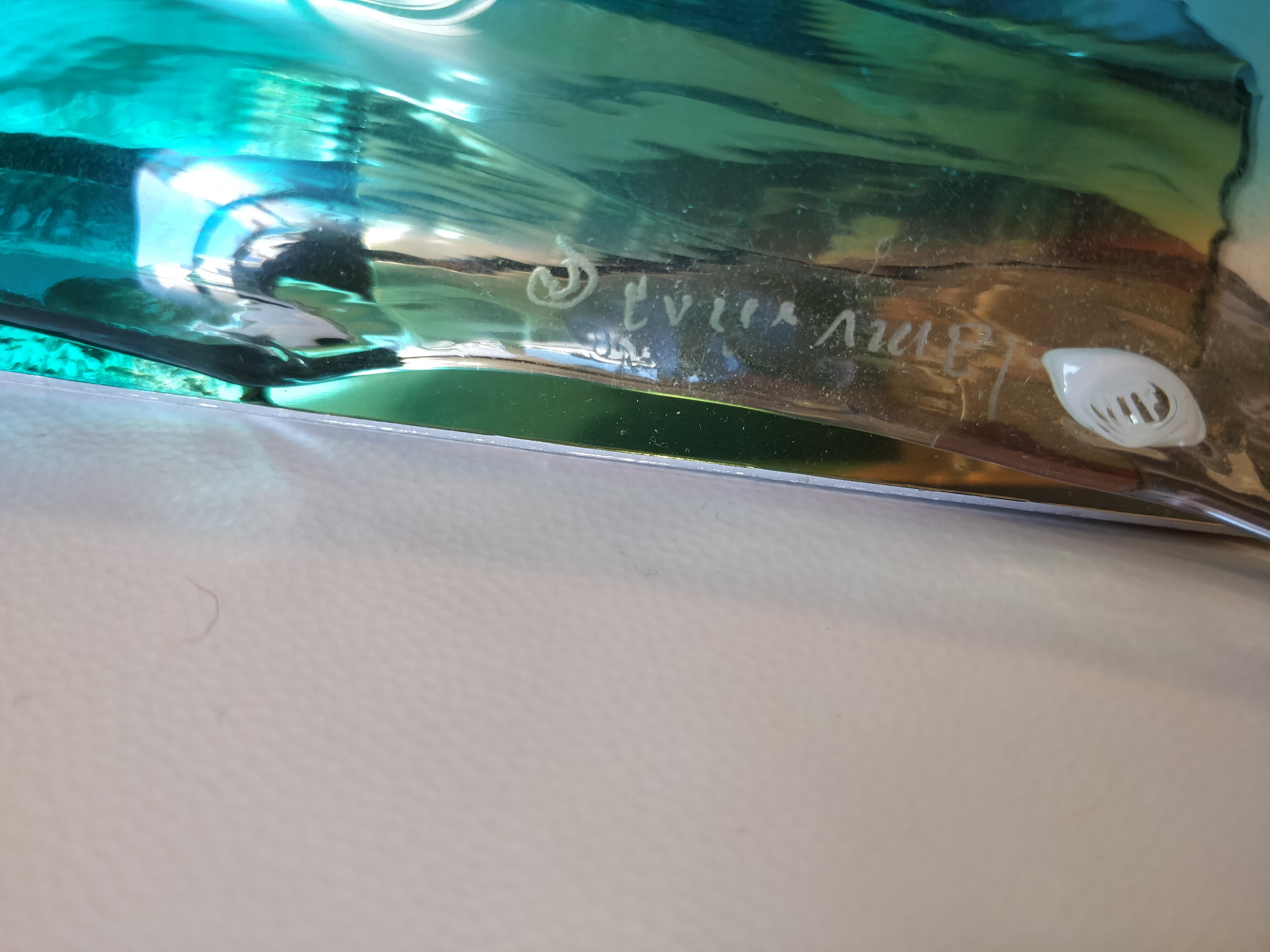 Coppia di appliques in vetro di Murano 