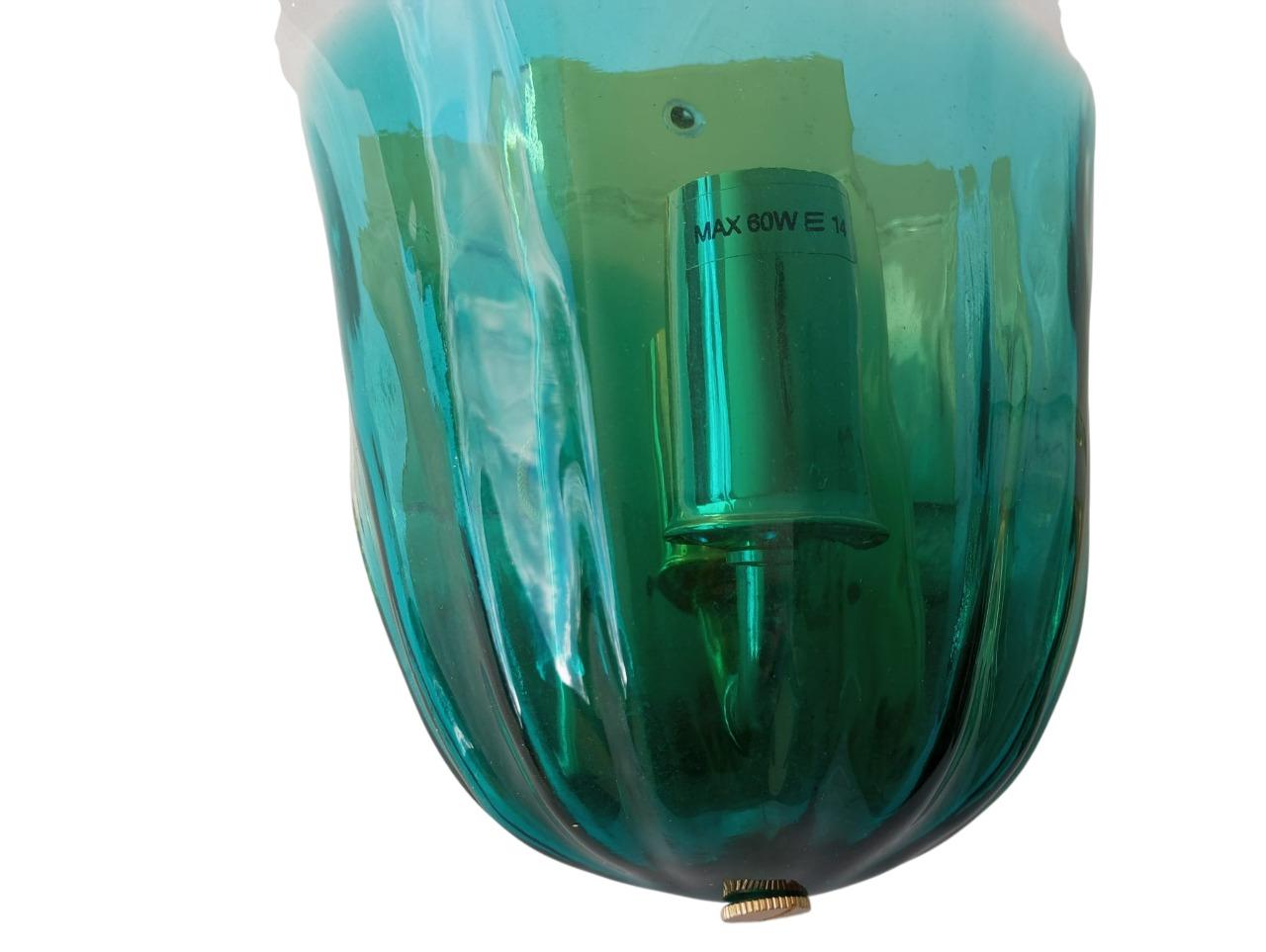 Italiano Coppia di appliques in vetro di Murano 