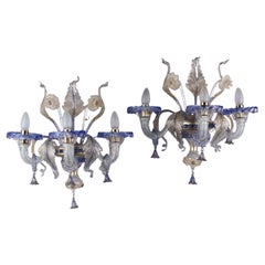 Paire d
appliques Venise 20ème siècle