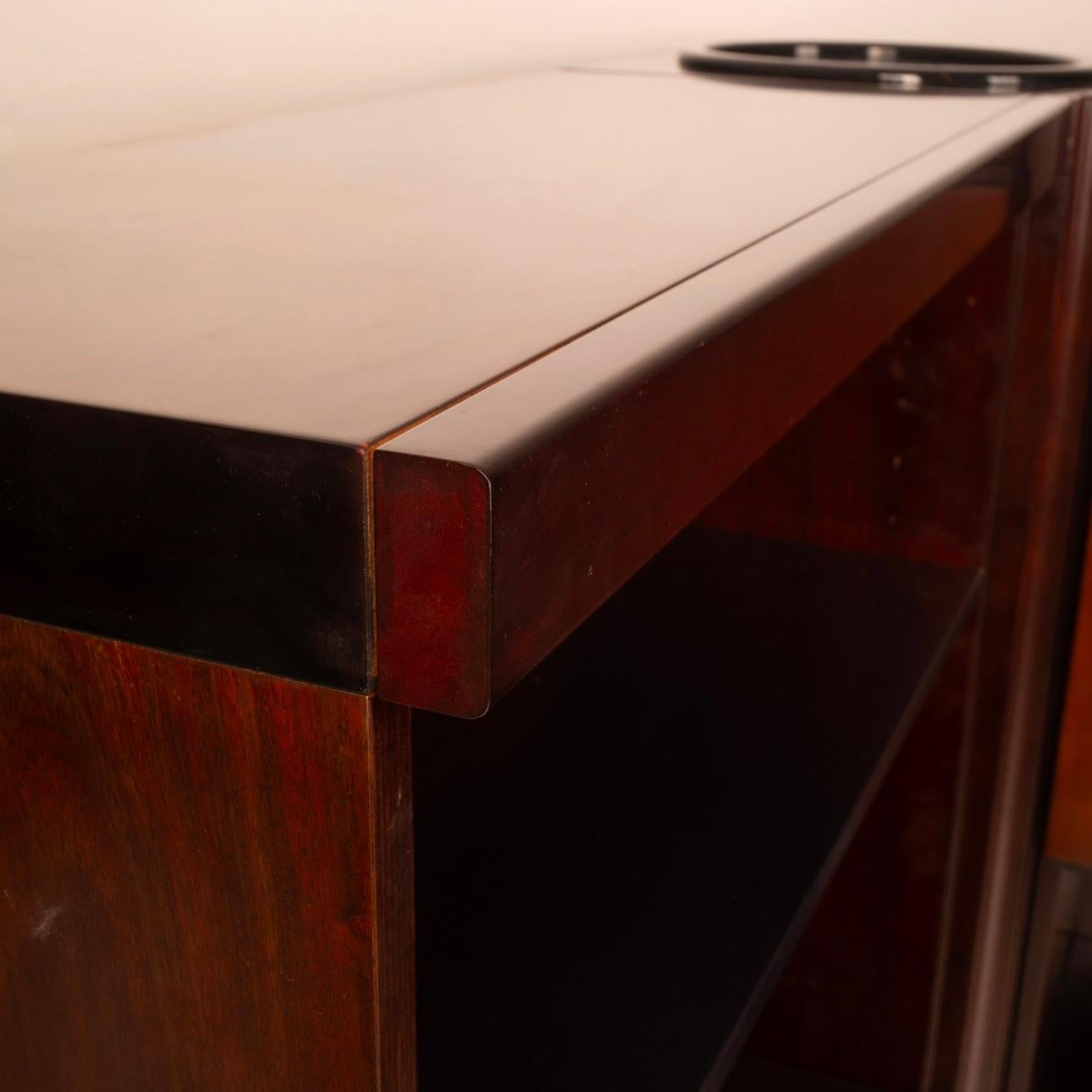 Plastica Pair of S11 Cabinets and Bar by Angelo Mangiarotti for La Sorgente dei Mobili in vendita
