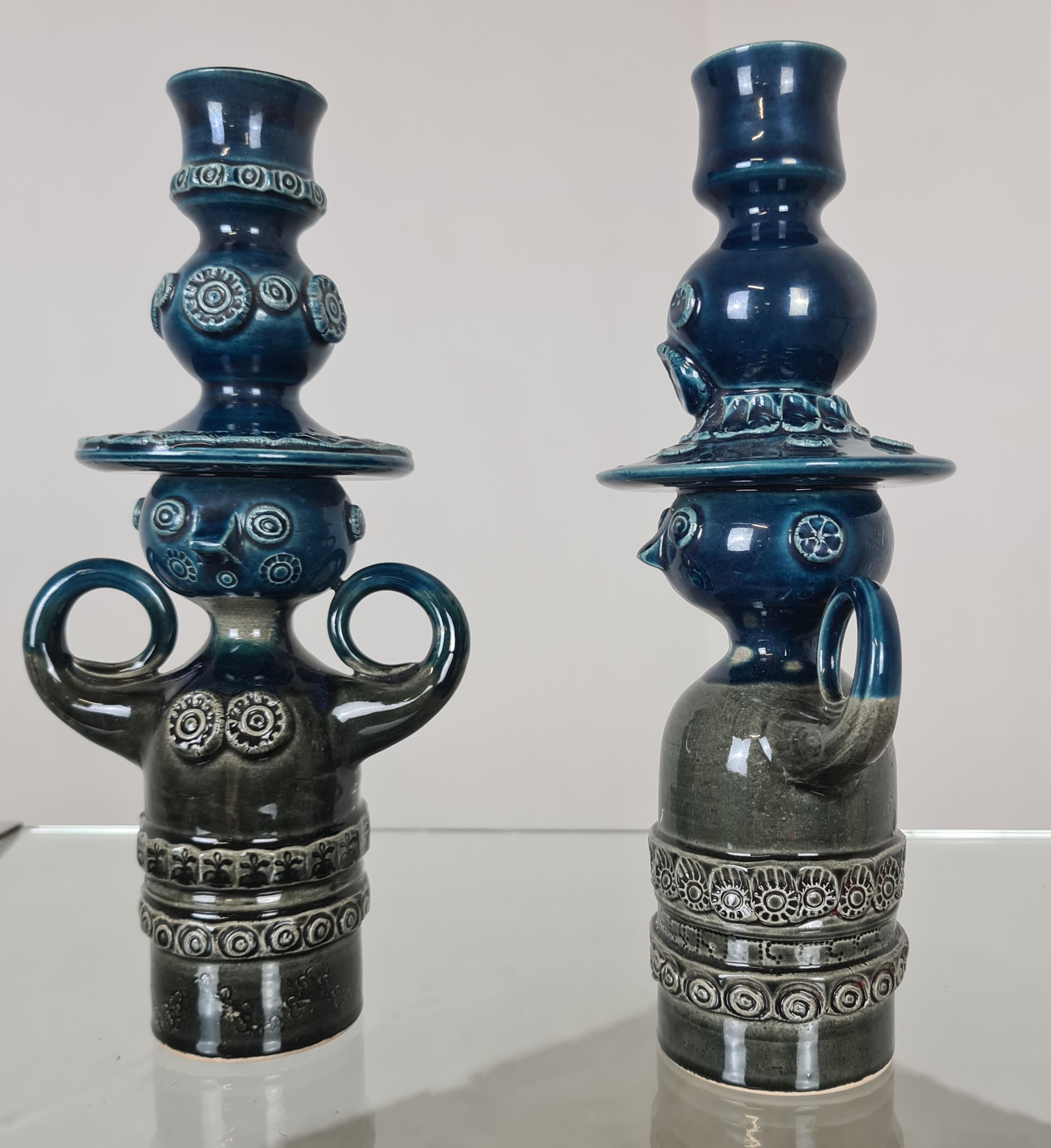 Pair of Candelabra by Bjorn Wiinbland for Rosenthal Studio-Line For Sale 4