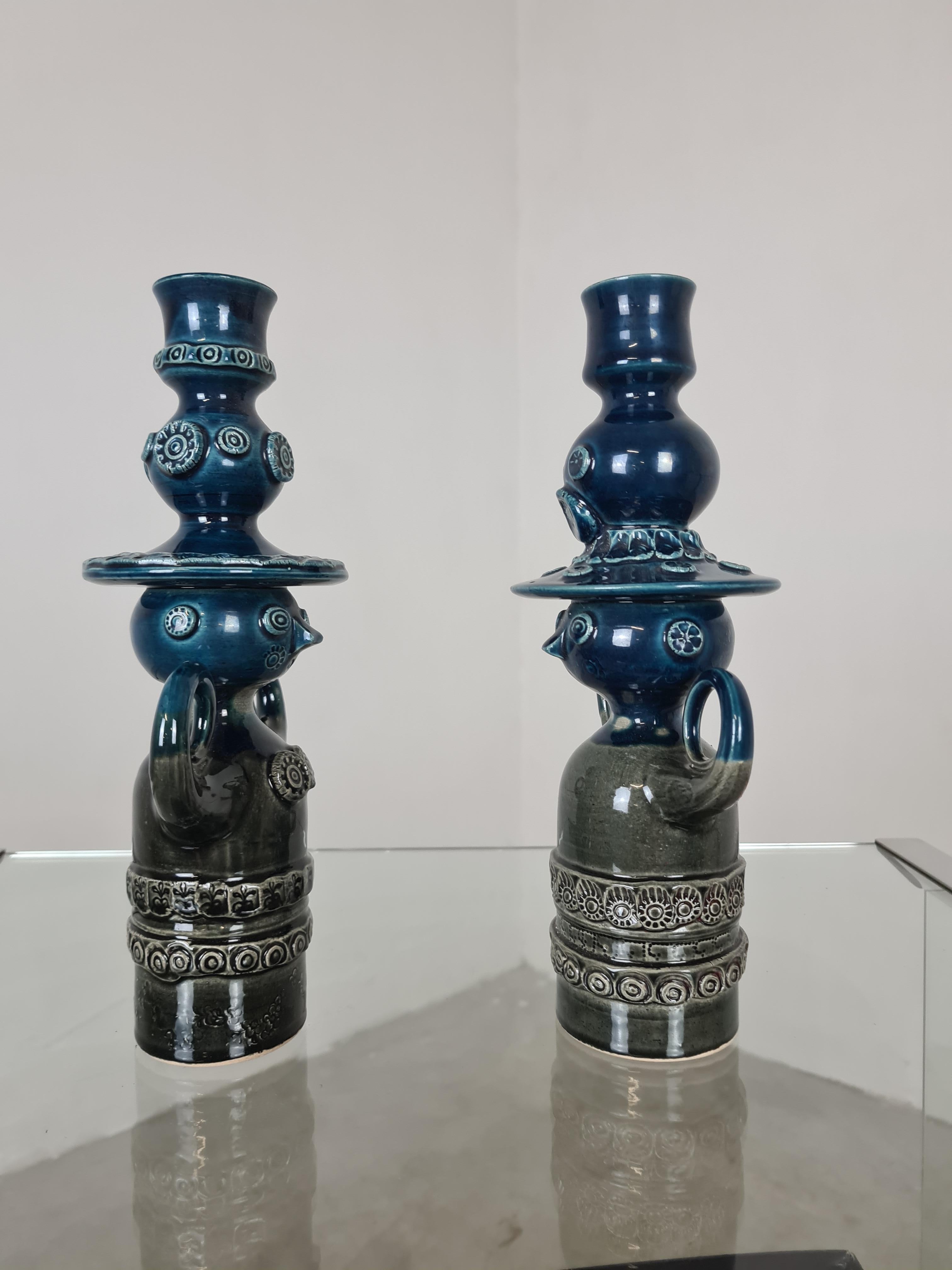 Pair of Candelabra by Bjorn Wiinbland for Rosenthal Studio-Line For Sale 5