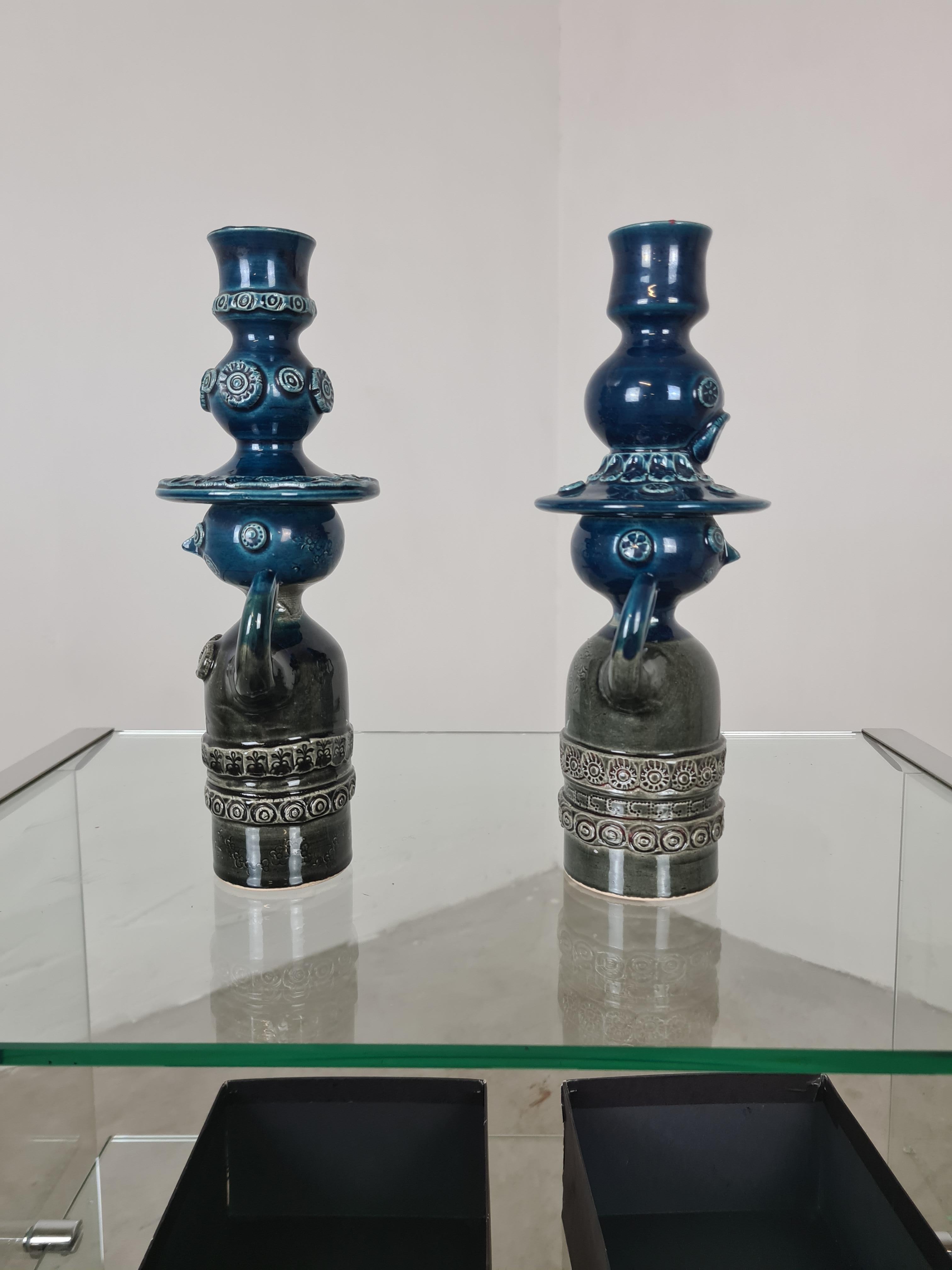 Pair of Candelabra by Bjorn Wiinbland for Rosenthal Studio-Line For Sale 7
