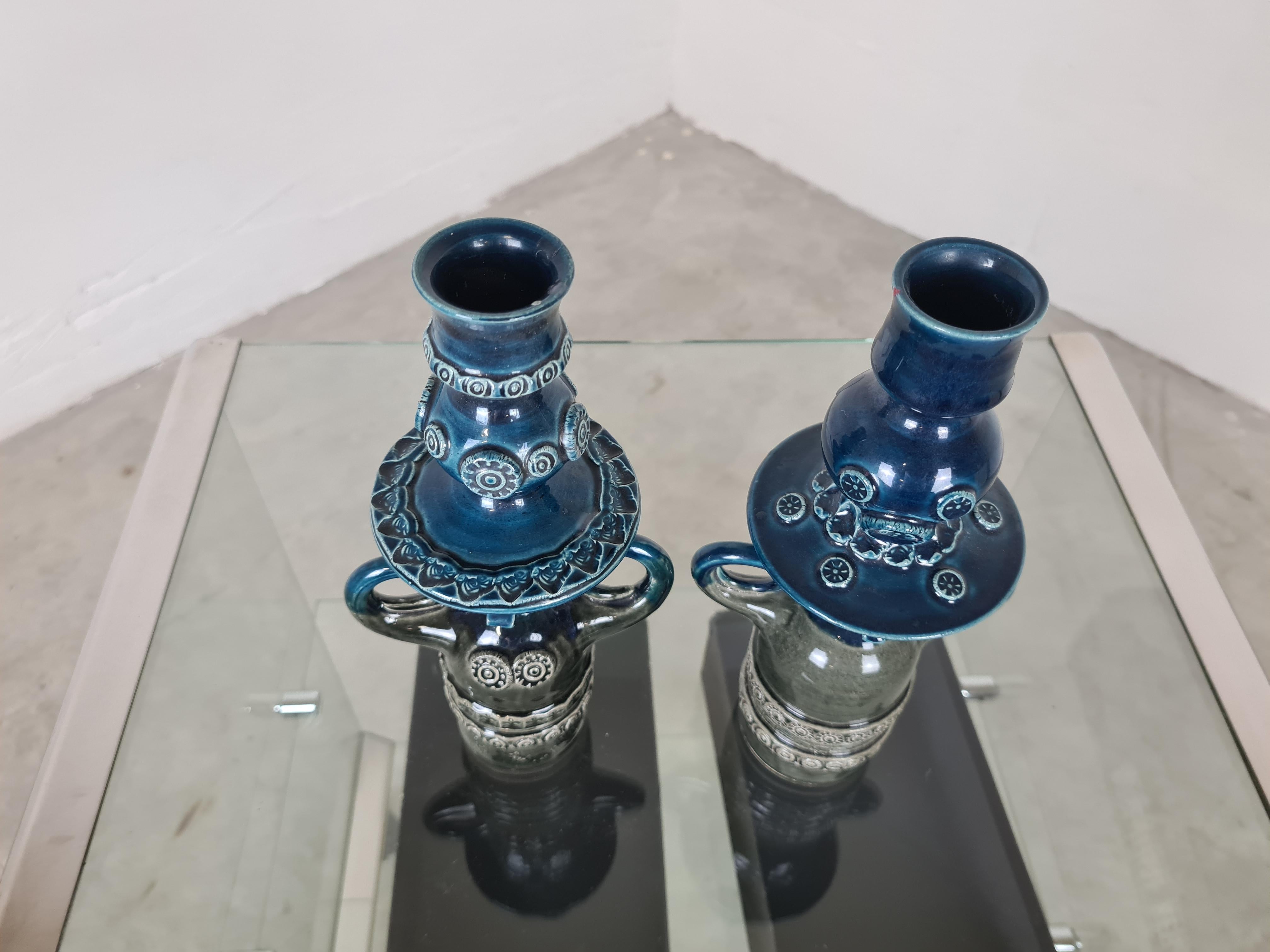 Pair of Candelabra by Bjorn Wiinbland for Rosenthal Studio-Line For Sale 8