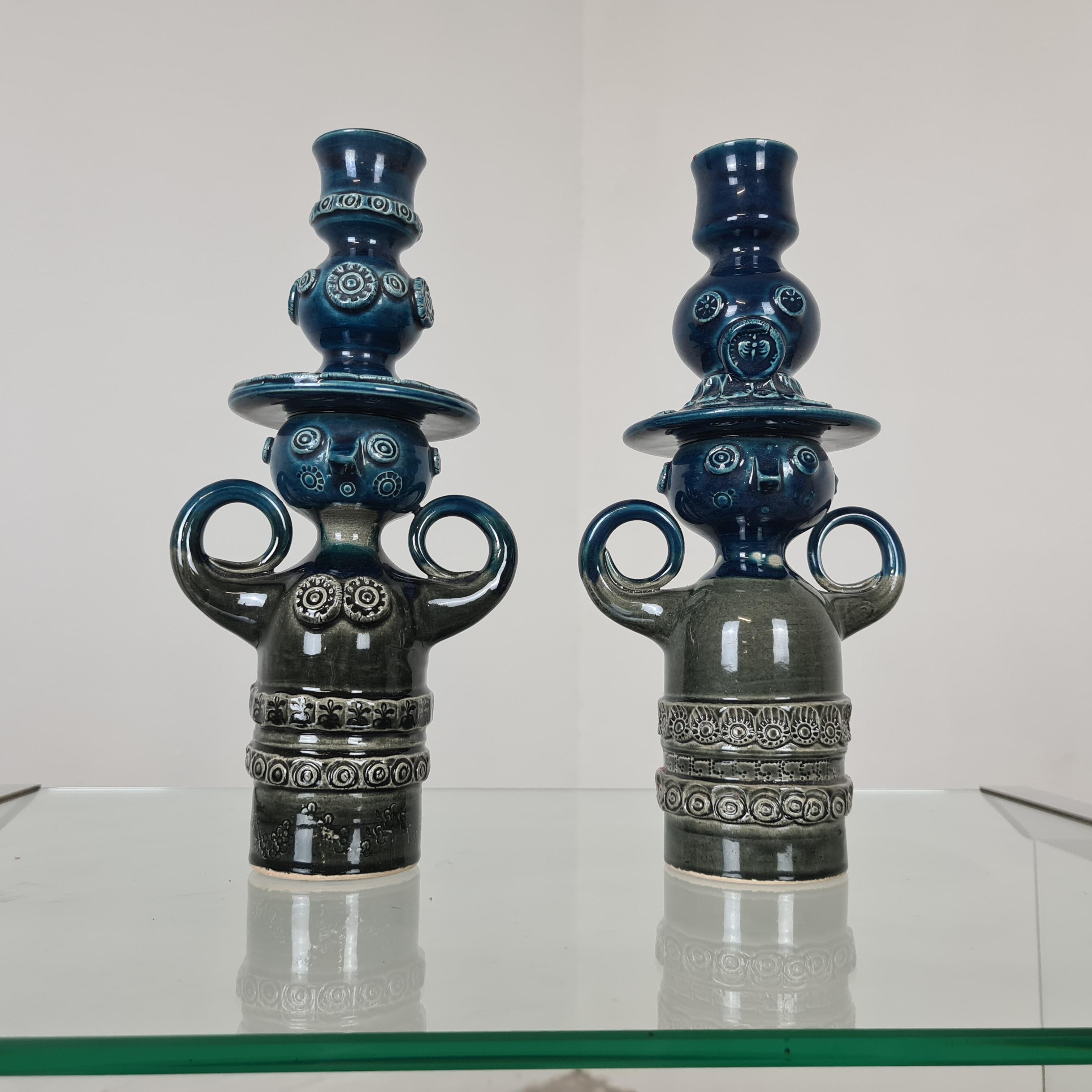 Pair of Candelabra by Bjorn Wiinbland for Rosenthal Studio-Line For Sale 1