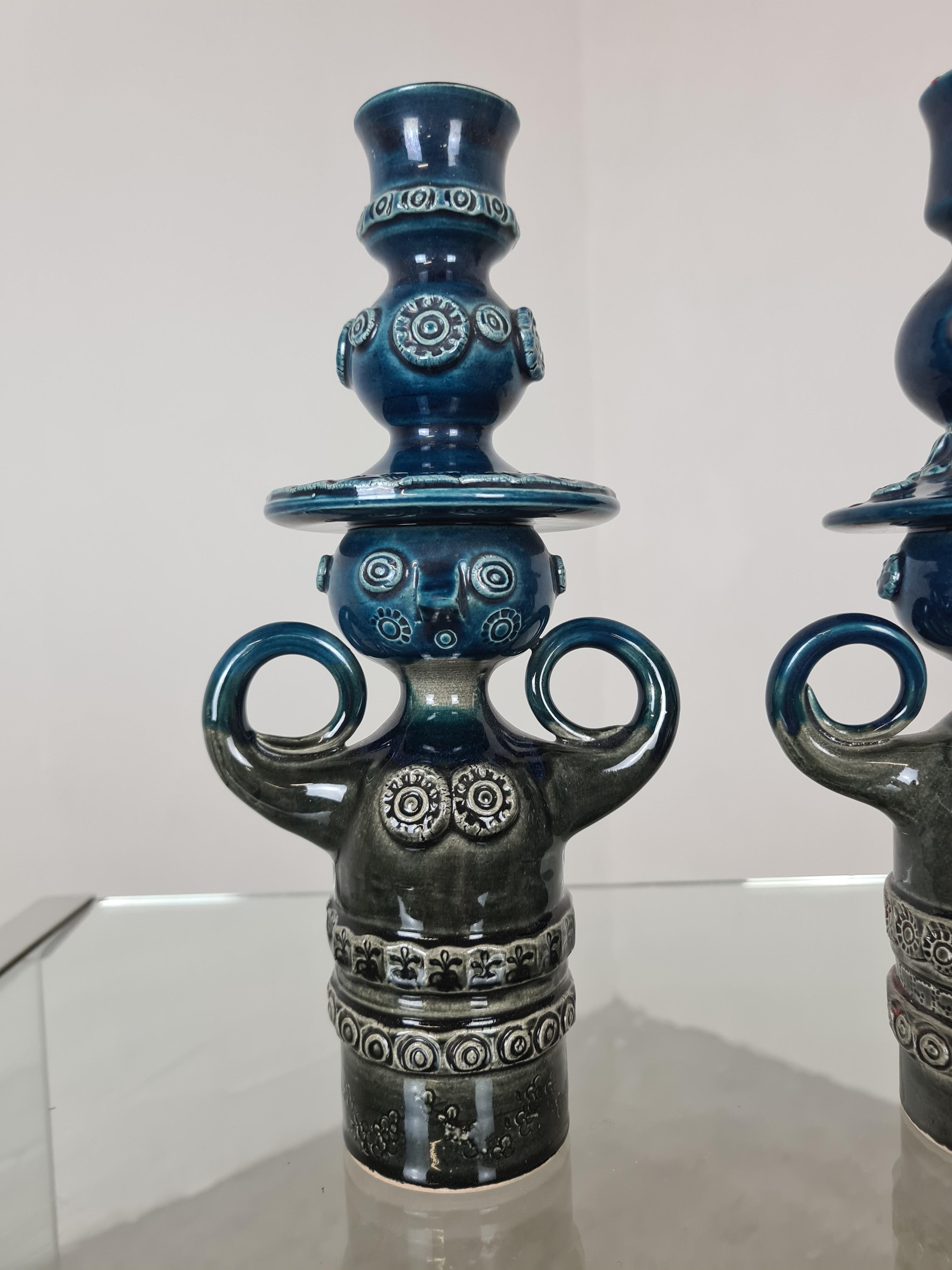 Pair of Candelabra by Bjorn Wiinbland for Rosenthal Studio-Line For Sale 3
