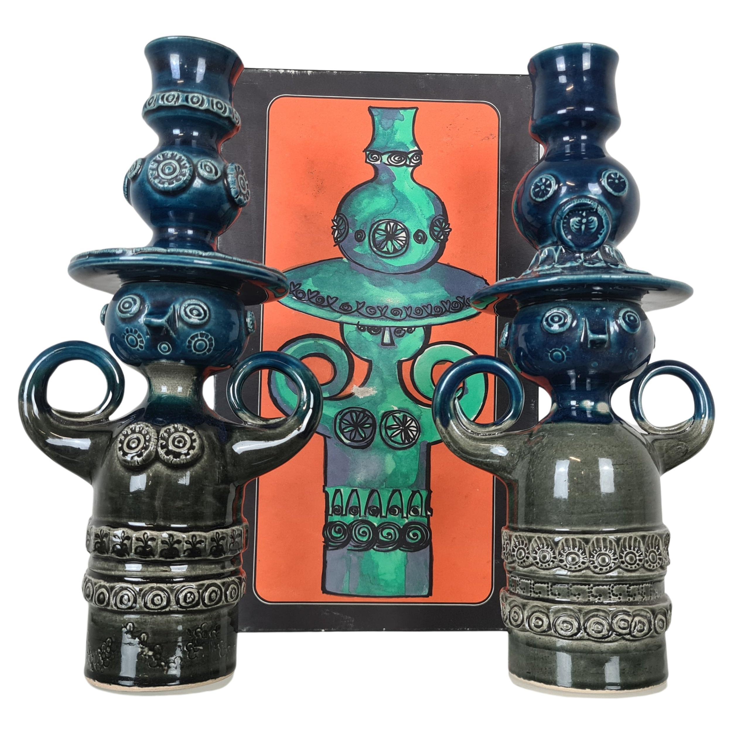 Pair of Candelabra by Bjorn Wiinbland for Rosenthal Studio-Line