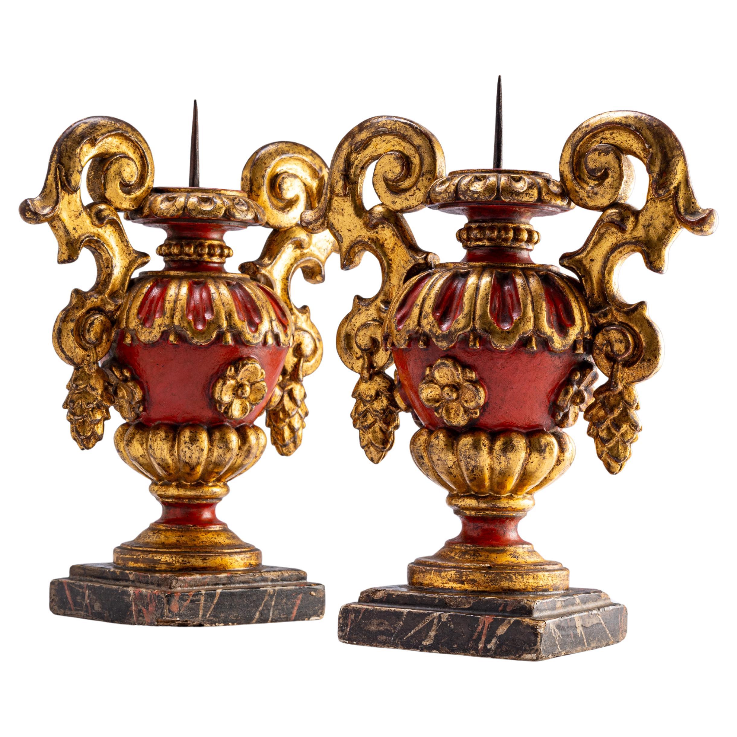 Paire de candélabres Louis XV en vente