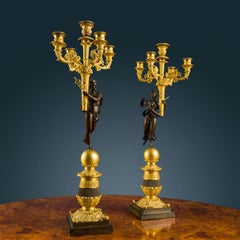 Pair of Candelabra Paris second quarter of the 19th century
