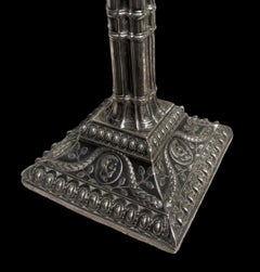 Coppia di Candelieri Georgiani in Argento Sterling Orlando Jackson Londra 1772