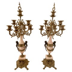 Stone Candelabras