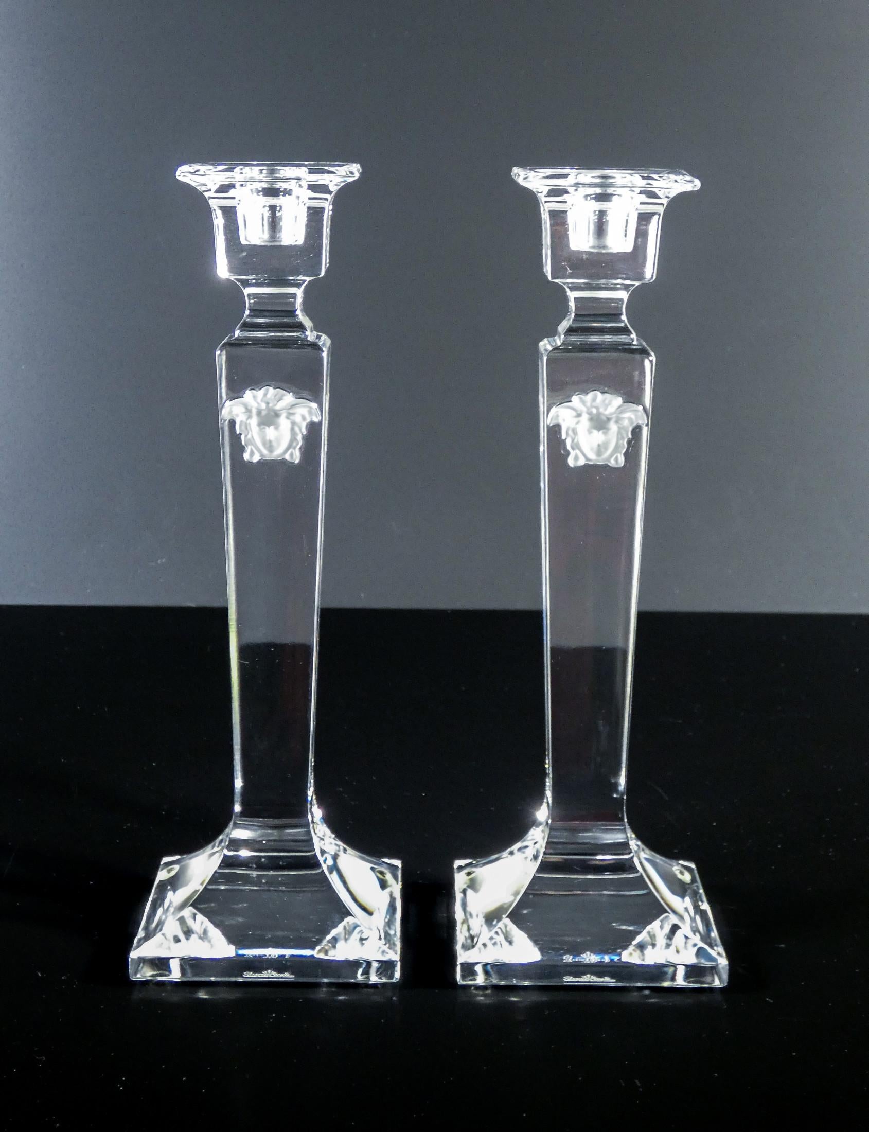 rosenthal kerzenständer kristall