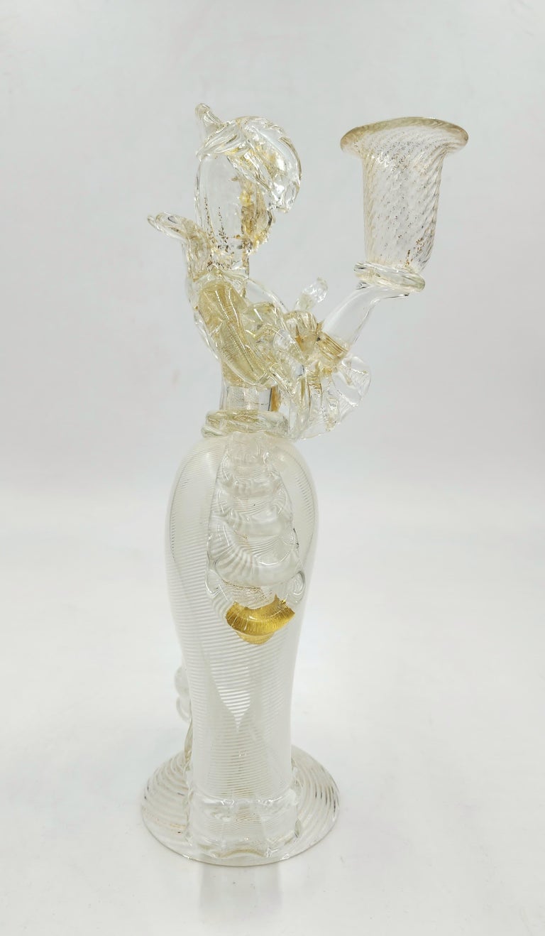 Danseuse Goldoni En Verre De Murano – Sculpture Vintage