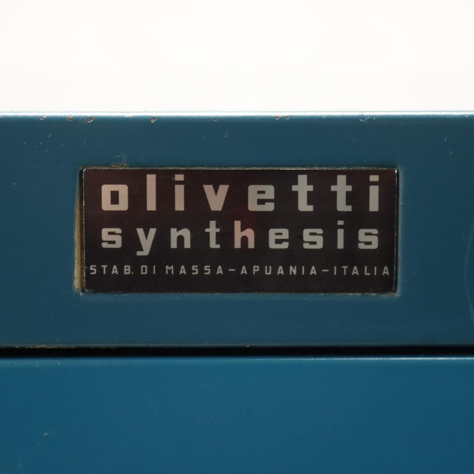 Mid-Century Modern Coppia di Cassettiere Synthesis di Ettore Sottsass per Olivetti Anni 60