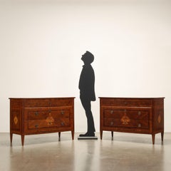 Pair of Neoclassical Dressers Italy Last Quarter 18th Century