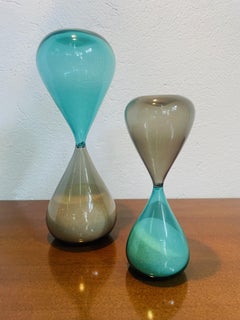 Pair of Hourglasses  by Fulvio Bianconi for Venini