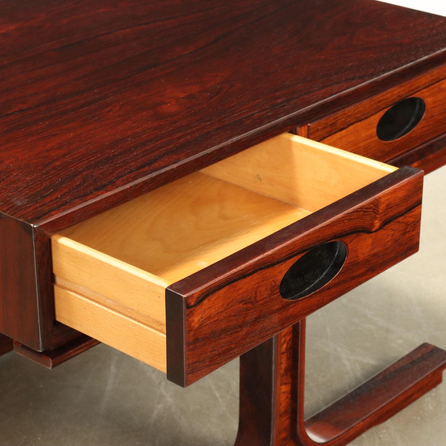 Mid-Century Modern Paire de tables de chevet 554 par Gianfranco Frattini pour Bernini, années 1960 en vente