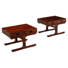 Pair of Bedside tables 554 by Gianfranco Frattini for Bernini, 1960s