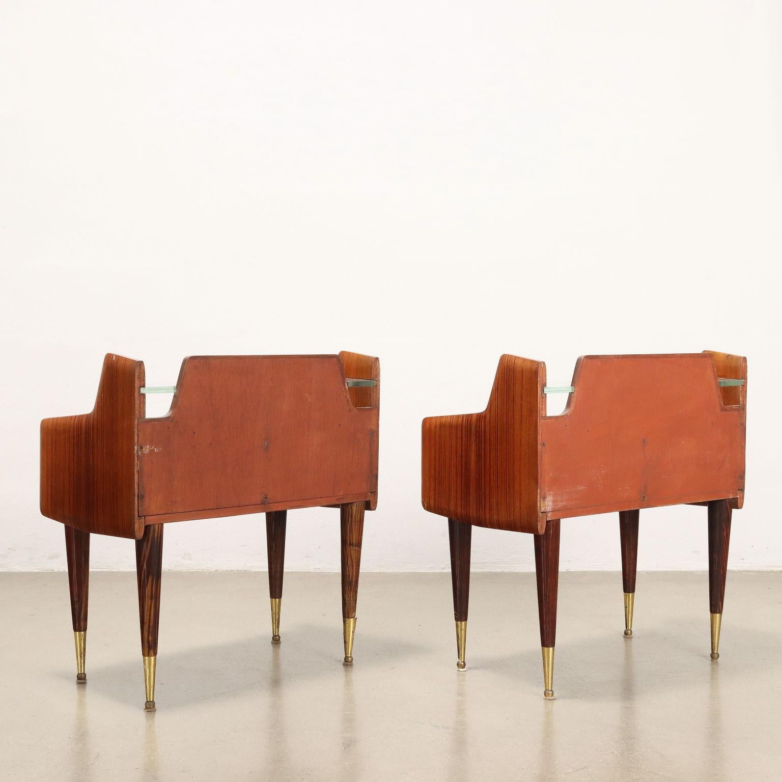 Pair of Nightstands 50s-60s For Sale 2