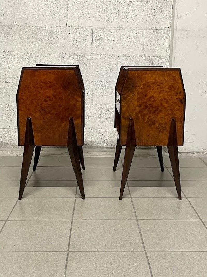 Pair of nightstands from the 1950s For Sale 9