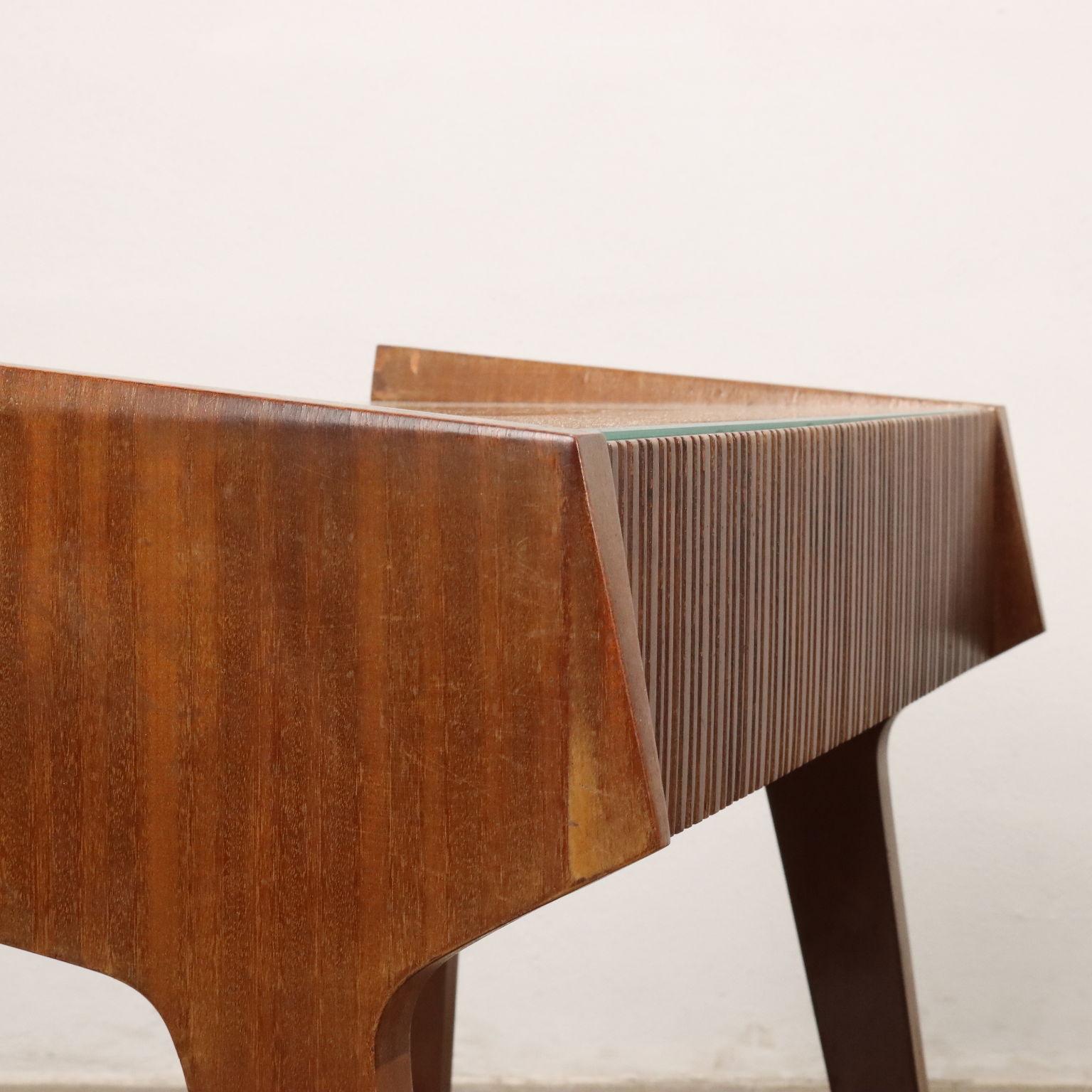 Italian Coppia di Comodini Anni 60 in legno
