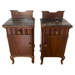 Pair of Antique Art Deco nightstands