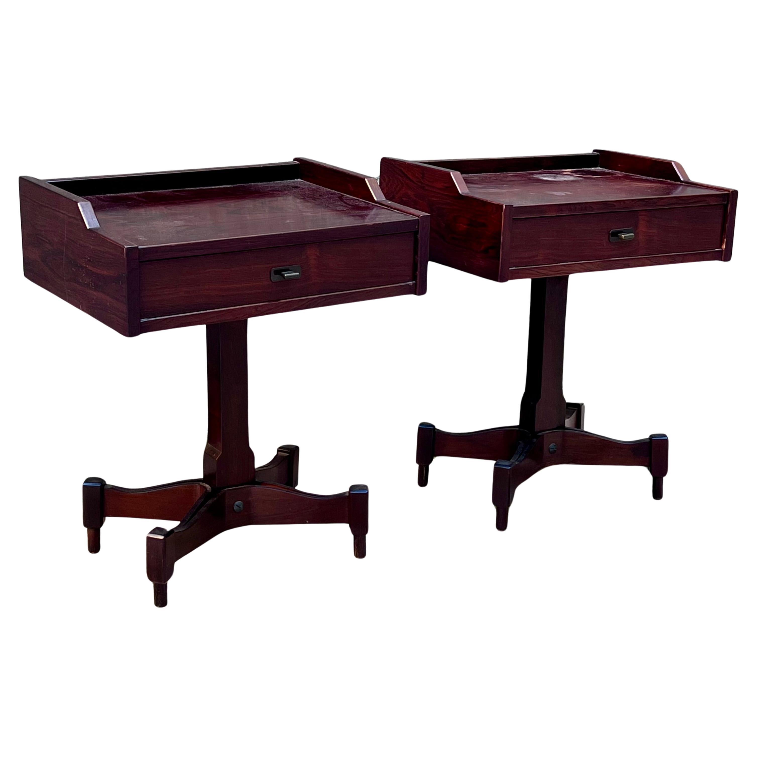 Pair of Nightstands by Claudio Salocchi - Sormani - Italy - 1960s For Sale