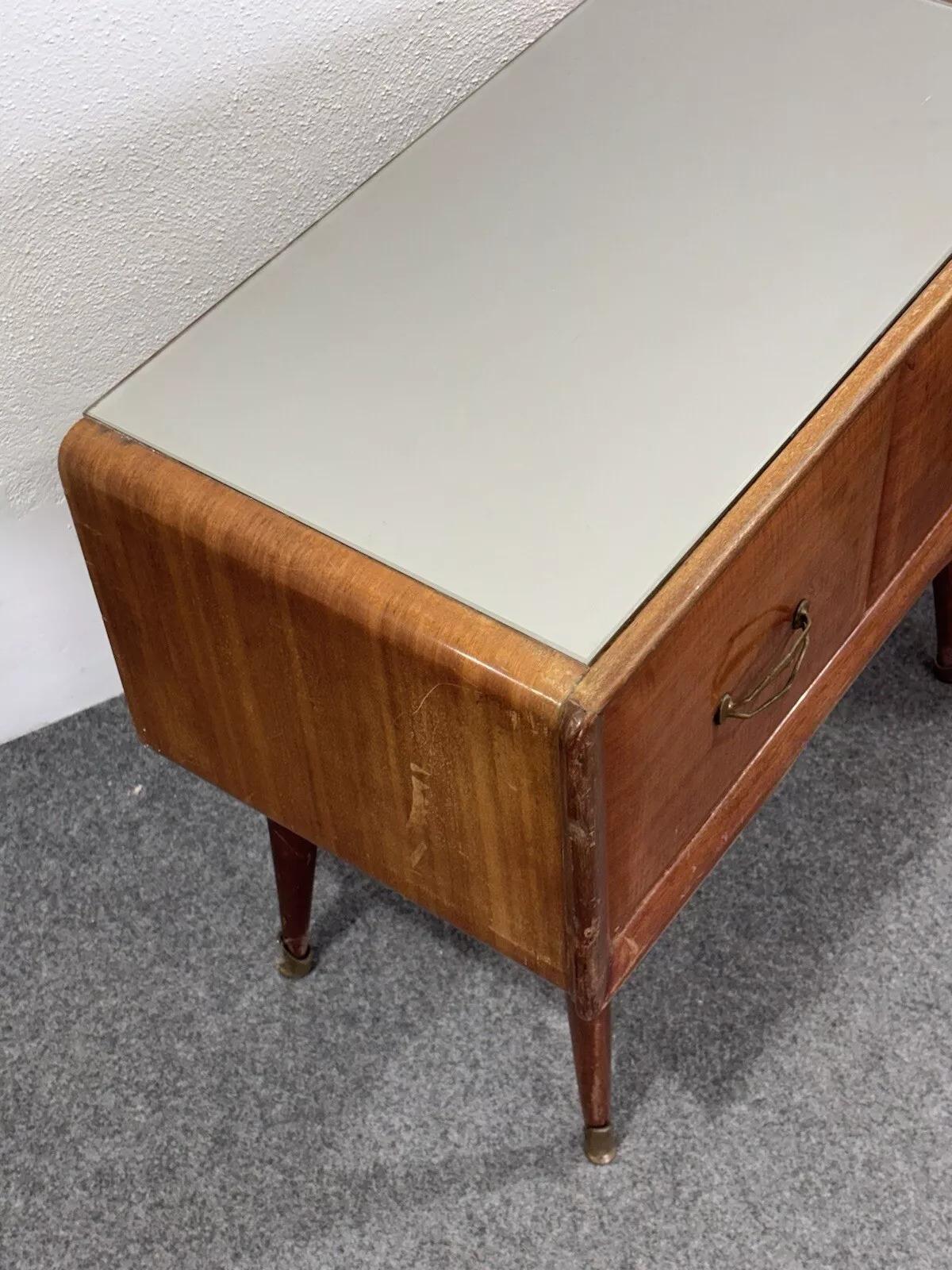 Coppia Di Comodini Gio Ponte Style Mid-Century 1950’s in vendita 4