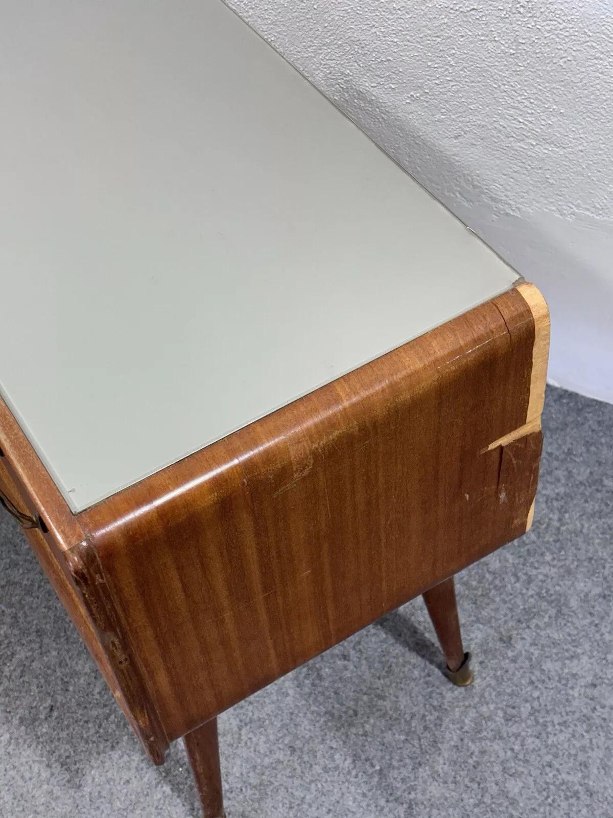 Coppia Di Comodini Gio Ponte Style Mid-Century 1950’s in vendita 3