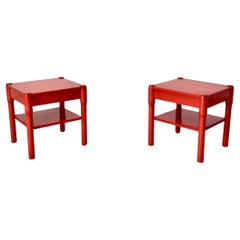 Pair of bedside tables mod. Carimate, Vico Magistretti, 1960s