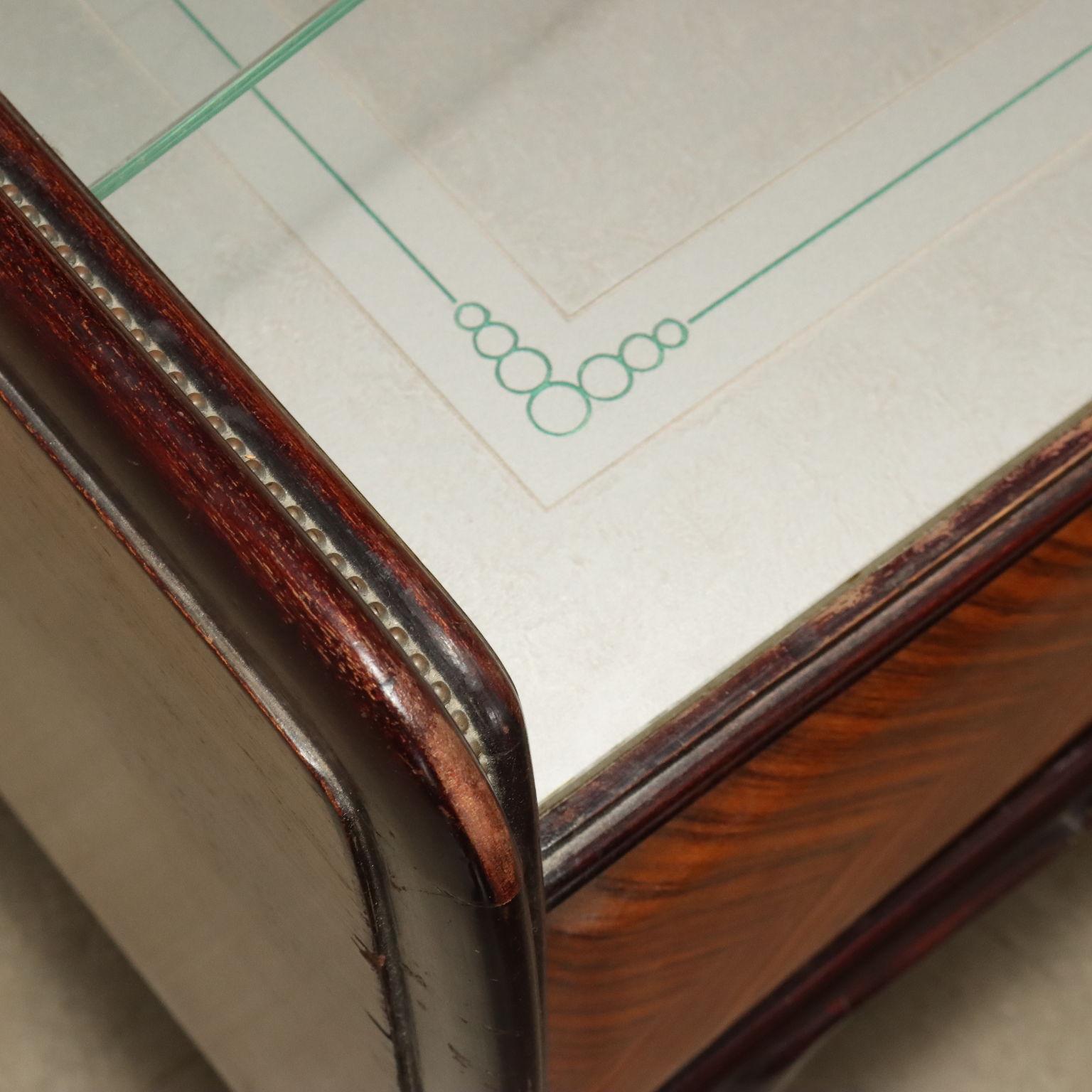 Italian Paire de tables de chevet vintage, années 1950-60 en vente