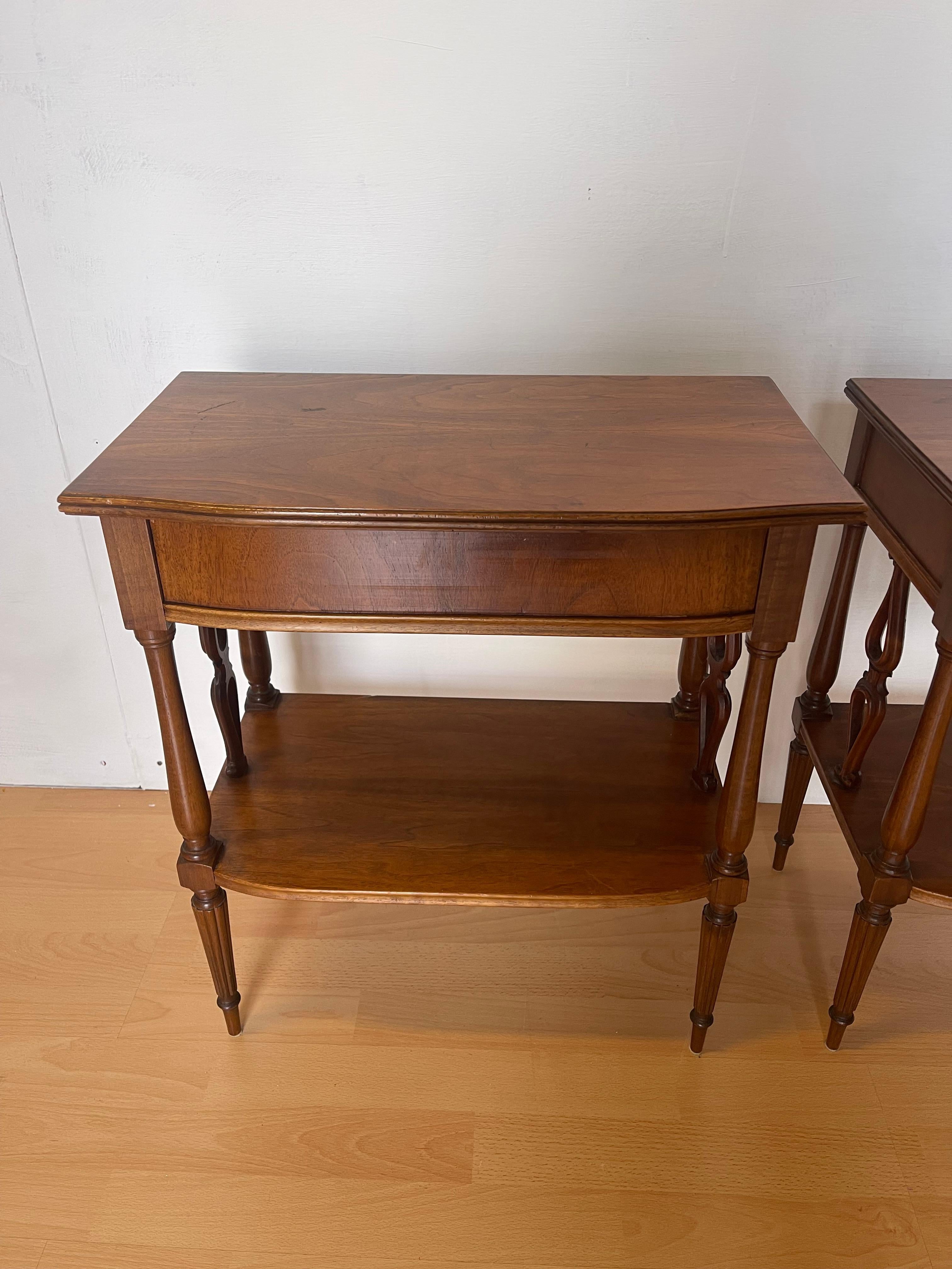 Other Pair of 1950s vintage nightstands For Sale