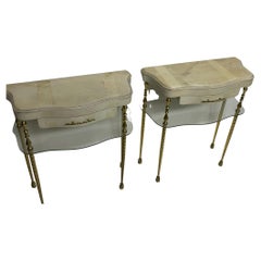 Coppia di comodini vintage stile d'eco. Mice Design Cantù