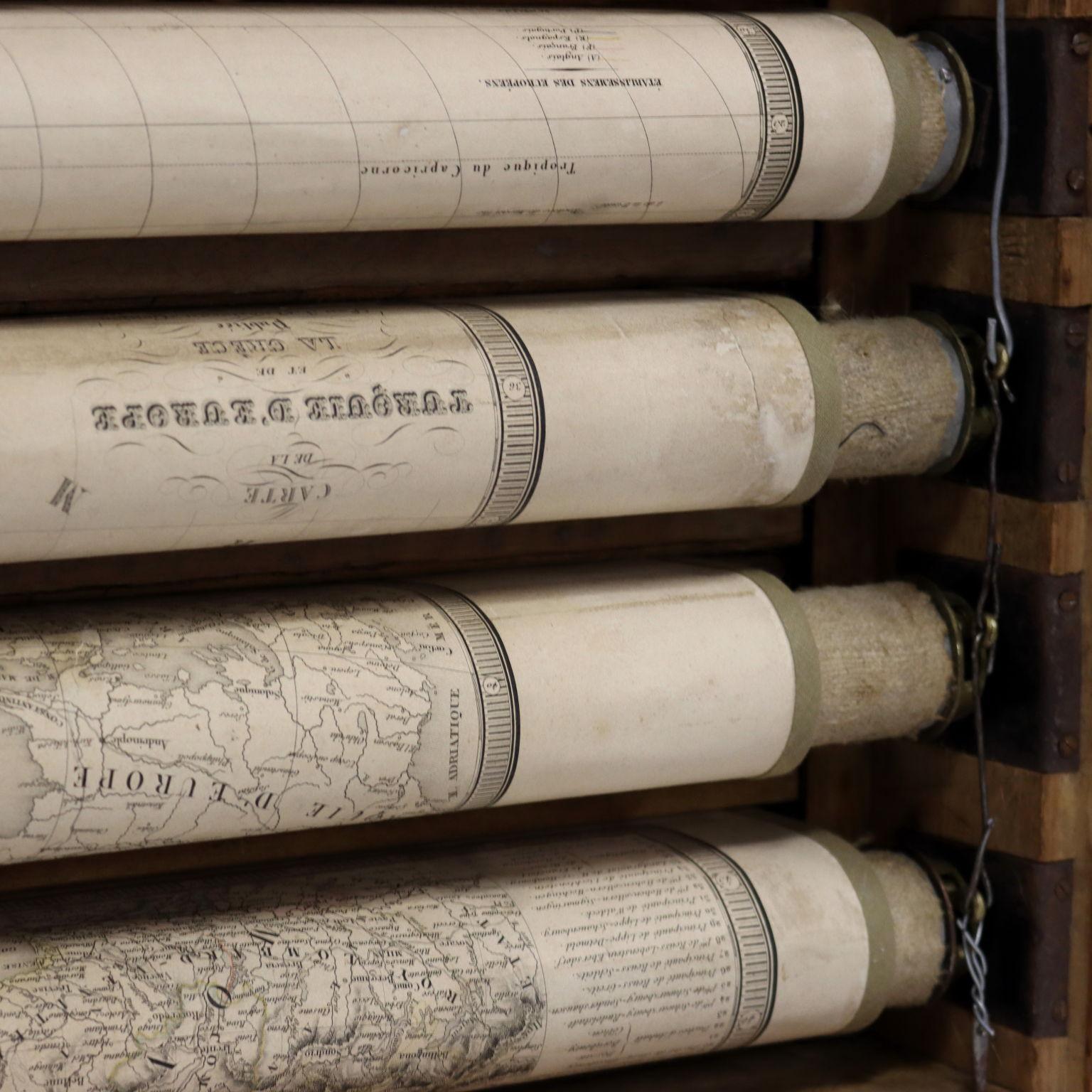 Pair of Containers for Geographical Atlas Henry Thomas Peters (1792-1852) att 6